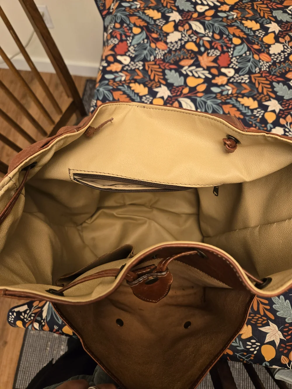 Firenze Italian Leather Backpack
